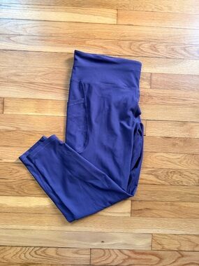 Old Navy Purple High-Rise PowerSoft Leggings